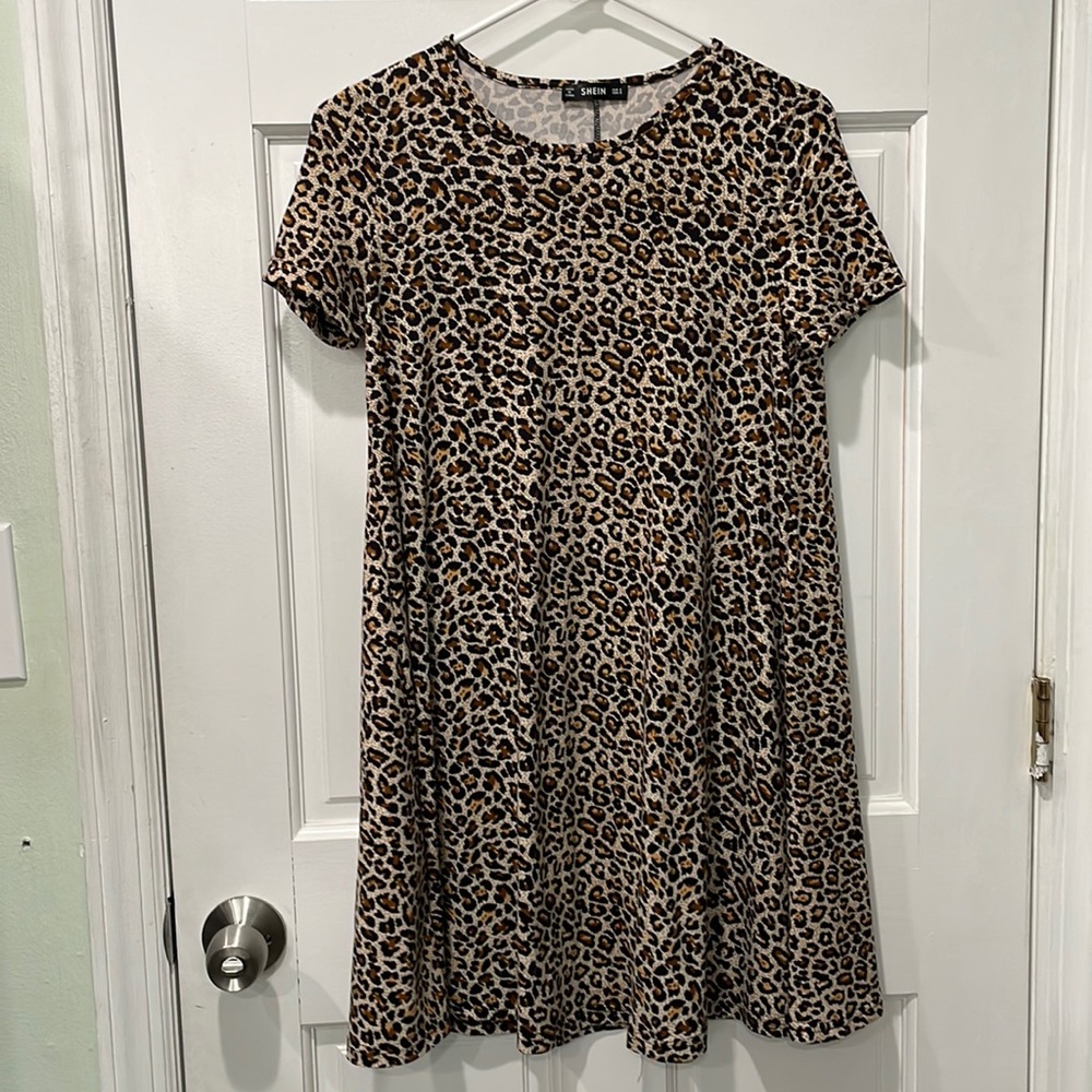 Leopard print dress